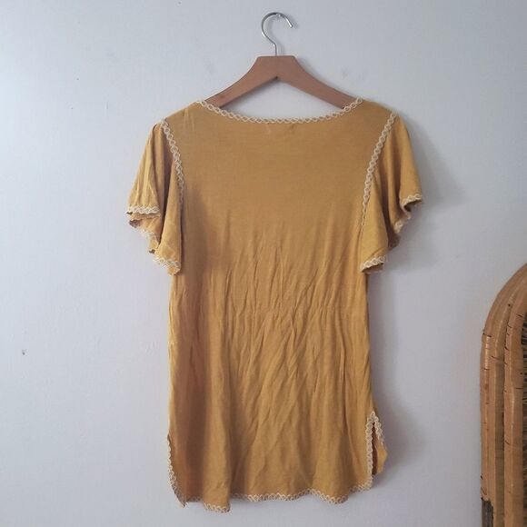 Max Studio Yellow Blouse S - Picture 2 of 5